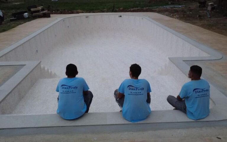 instalación de liner piscina