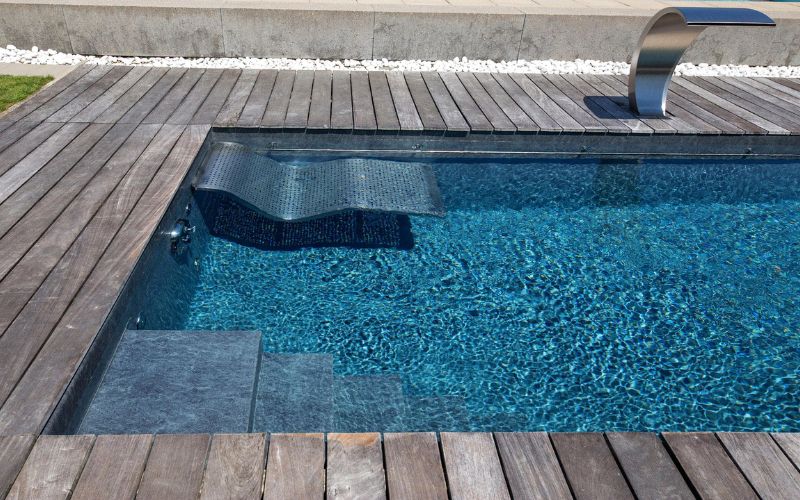 piscina con lámina armada instalada profesionalmente