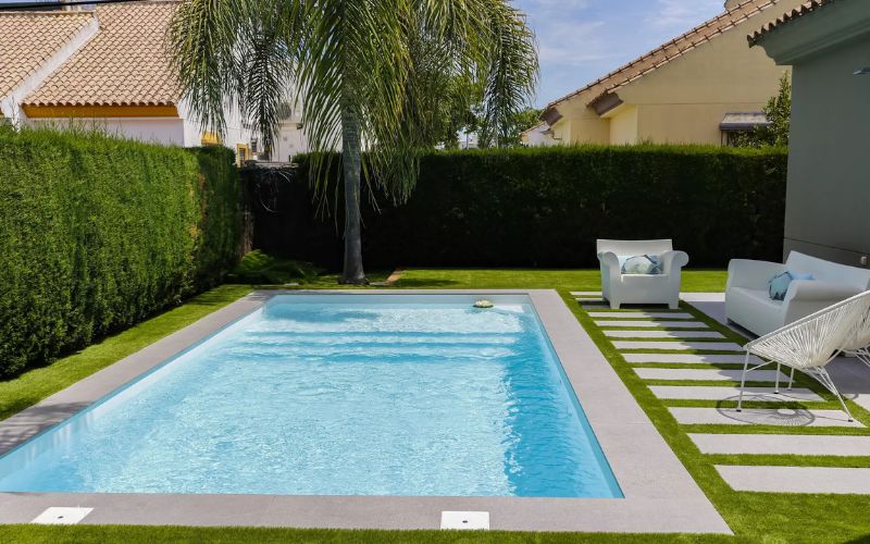 lámina armada piscina durabilidad acabado