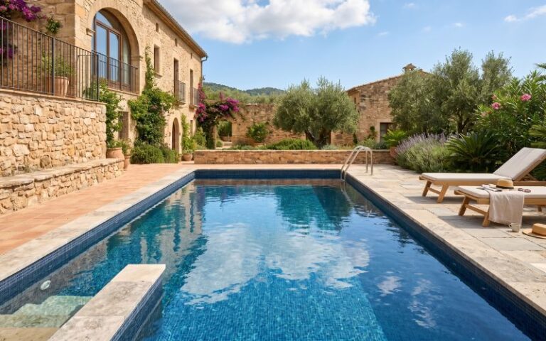 piscina antigua renovada con lámina armada